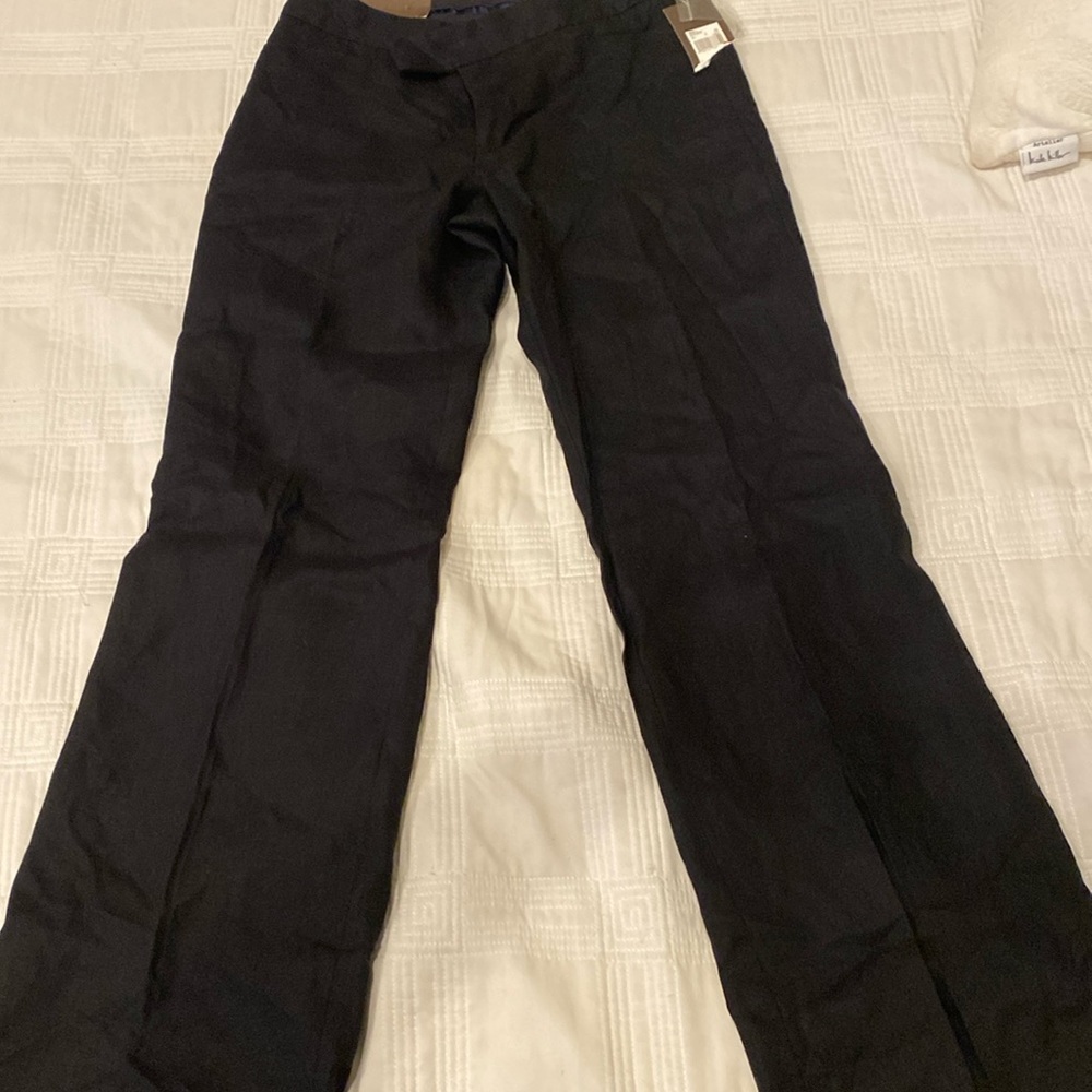 Stylish Black Merona Lined Dress Pants size 4 NWT